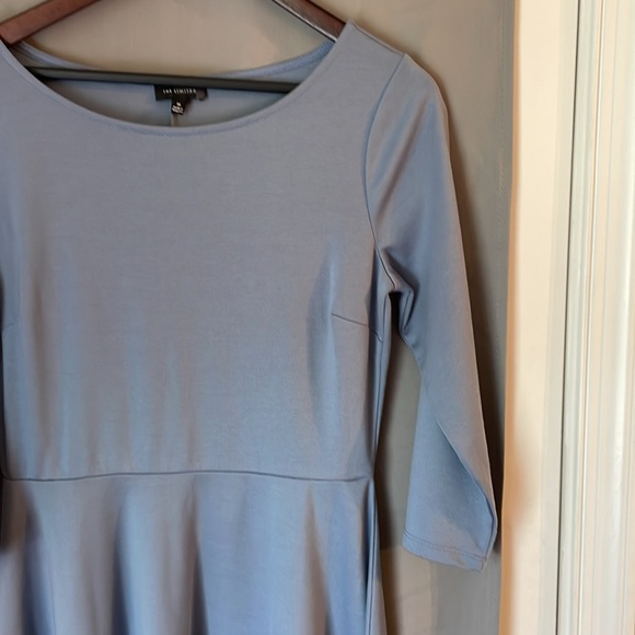 Demure The Limited 3/4 sleeve dress light blue size medium - Picture 2 of 3